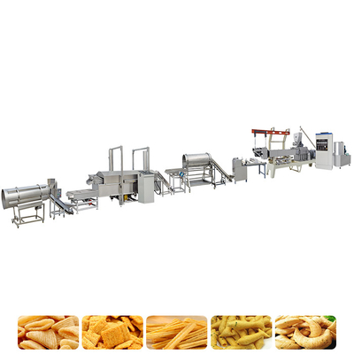 Linea di produzione di snack fritti a doppia vite in acciaio inossidabile