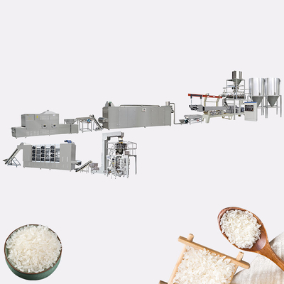 linea artificiale capacità di produzione alimentare dello spuntino del riso 75kw di 100kg/H