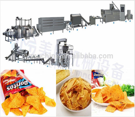 tortiglia di cereale 150kg/H Chips Processing Line MT65 MT70 70C